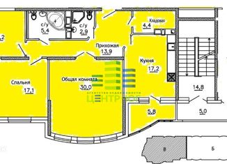 Продаю 3-ком. квартиру, 119 м2, Краснодар, Черниговская улица, 1, ЖК Версаль