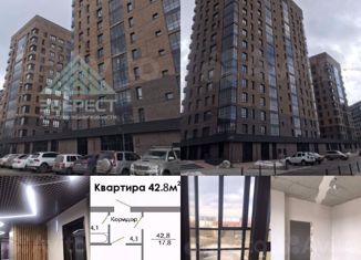 Продается однокомнатная квартира, 42 м2, Абакан, ЖК Комарово, улица Комарова, 7Бк1