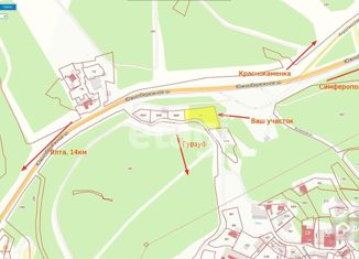 Продам участок, 15 сот., посёлок городского типа Гурзуф, Ленинградская улица