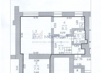 Продажа 1-комнатной квартиры, 47.6 м2, Нижний Новгород, улица Карбышева, 7, улица Карбышева
