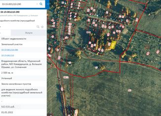 Продам земельный участок, 25 сот., деревня Большое Юрьево, Солнечная улица