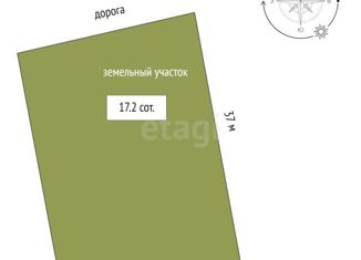 Продаю земельный участок, 17.2 сот., поселок Заозёрный
