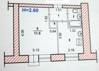 Продажа 1-комнатной квартиры, 21 м2, Волжский, улица Мечникова, 10