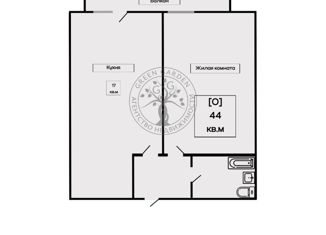 Продажа 1-комнатной квартиры, 44 м2, Екатеринбург, улица Татищева, 98, улица Татищева