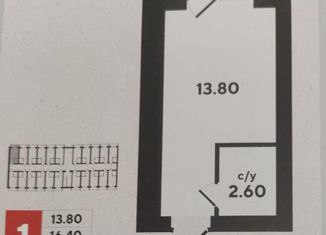 Продажа квартиры студии, 19 м2, Михайловск, улица Александра Грибоедова, 3/1