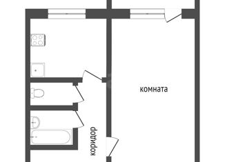 Продам однокомнатную квартиру, 30.7 м2, Ярославль, проезд Ушакова, 14, район Кресты