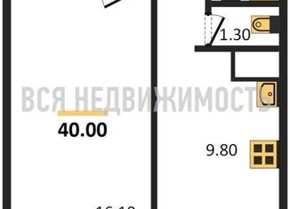 Продаю однокомнатную квартиру, 40 м2, Воронеж, ЖК Европейский