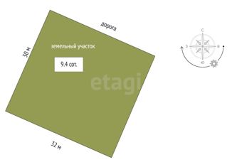 Продаю участок, 9.4 сот., Перовское сельское поселение