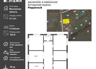 Продам дом, 155 м2, деревня Щекутово, дачное некоммерческое партнёрство Посёлок Щекутово, 258