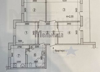 Продажа четырехкомнатной квартиры, 79.4 м2, Волгоградская область, улица Богданова, 1/3