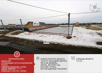 Продам земельный участок, 7 сот., деревня Есаулова, улица Гайдара, 13