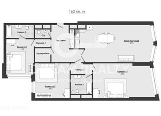 Продаю 3-ком. квартиру, 162 м2, Москва, Кочновский проезд, 4к1, Кочновский проезд