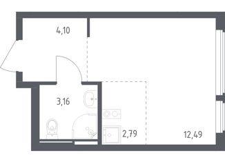 Продаю квартиру студию, 22.54 м2, село Остафьево, жилой комплекс Остафьево, к22