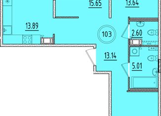 Продается трехкомнатная квартира, 78.96 м2, посёлок Шушары, Витебский проспект