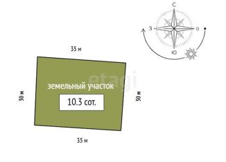 Земельный участок на продажу, 10.3 сот., село Дрокино, Советская улица