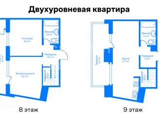 Трехкомнатная квартира на продажу, 100.7 м2, Ижевск, улица Анатолия Тарасова, 7