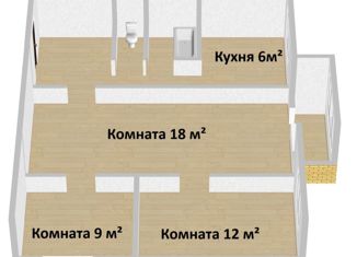 Продается 3-комнатная квартира, 49.2 м2, Ивановская область, Центральная улица, 92