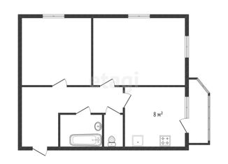 Продажа двухкомнатной квартиры, 51.1 м2, Санкт-Петербург, Афонская улица, 20, Афонская улица