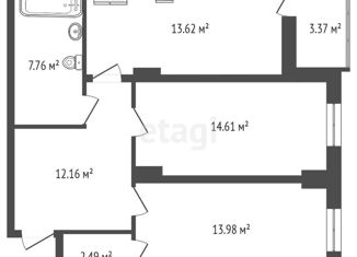 Продаю 2-ком. квартиру, 72 м2, Ростов-на-Дону, бульвар Комарова, 30/2с3, ЖК Аврора