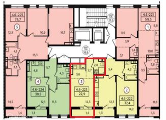 Продаю квартиру студию, 22.9 м2, поселение Сосенское, Прокшинский проспект, 10, ЖК Прокшино