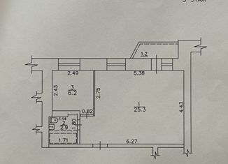 1-ком. квартира на продажу, 36 м2, Киров, улица Сурикова, 36