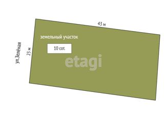 Продажа земельного участка, 10 сот., село Укромное, Октябрьская улица, 121