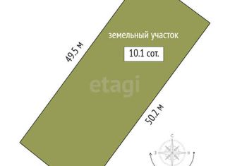 Продается земельный участок, 10.1 сот., садоводческое товарищество Полиграфист, Вишнёвая улица
