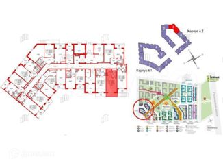 Квартира на продажу студия, 25.1 м2, Санкт-Петербург, Пулковское шоссе, 73к2, Пулковское шоссе