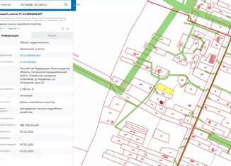 Продам участок, 18 сот., деревня Куровицы, Огородная улица