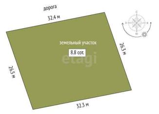 Земельный участок на продажу, 8.82 сот., СНТ Нефтеснабовец
