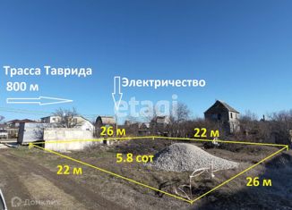 Земельный участок на продажу, 5.8 сот., дачный массив № 6, Крымская улица