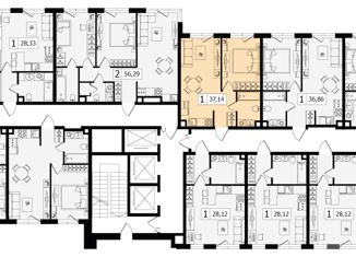 Продаю 1-ком. квартиру, 37.14 м2, Москва, ЖК Зорге 9, улица Зорге, 9