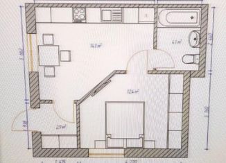 Сдам в аренду однокомнатную квартиру, 35 м2, село Ягодное, 3-й Крымский переулок, 1