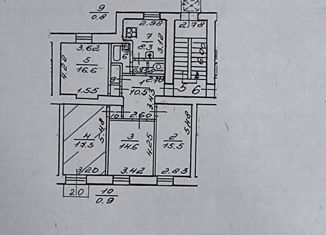 Продам комнату, 89.2 м2, Санкт-Петербург, улица Зои Космодемьянской, 5, муниципальный округ Нарвский