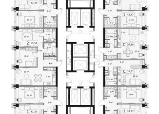 Продам 1-ком. квартиру, 43.45 м2, Москва, 4-я улица Марьиной Рощи, 12к1, ЖК Мод