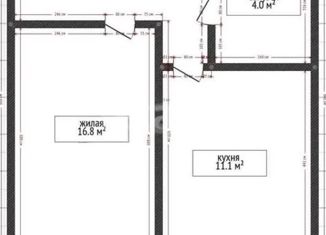 Продам однокомнатную квартиру, 38 м2, Краснодар, ЖК Зеленодар, улица Садовое Кольцо, 3