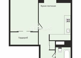 Продажа однокомнатной квартиры, 37.4 м2, Мурино, Ручьёвский проспект, 2
