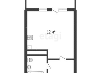 Продается квартира студия, 24.2 м2, Мурино, улица Шувалова, 14, ЖК Созвездие