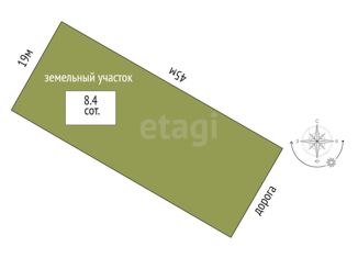 Продажа земельного участка, 8.4 сот., Тюмень, Центральный округ, Просторная улица