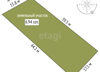Продаю участок, 6.94 сот., коттеджный поселок Городок Осиновка