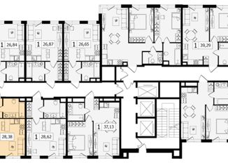 Продается 1-комнатная квартира, 28.38 м2, Москва, улица Зорге, 9, ЖК Зорге 9