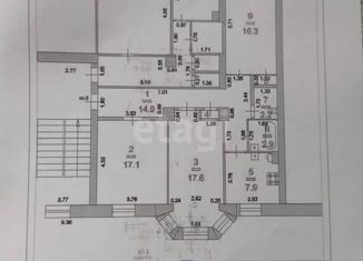 Продам 3-ком. квартиру, 80.1 м2, Нижний Новгород, улица Подводников, 26, улица Подводников