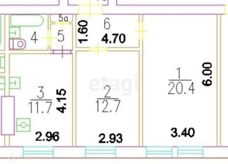 Продается двухкомнатная квартира, 54.3 м2, Москва, 2-й Хуторской переулок, 4/13, станция Дмитровская