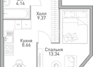 Продам однокомнатную квартиру, 36.2 м2, Москва, улица Гайдая, район Раменки