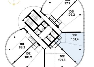 Продам офис, 101.4 м2, Новосибирск, проспект Димитрова, 4/1