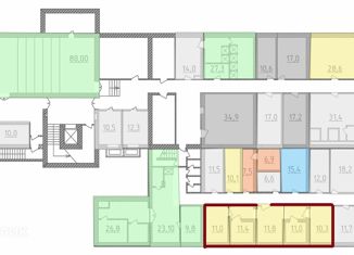 Продам офис, 57.8 м2, Волгоград, Коммунистическая улица, 5А, Центральный район