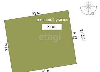 Участок на продажу, 8 сот., село Ана-Юрт