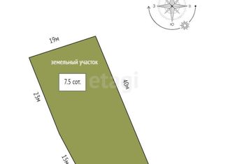 Продаю участок, 7.5 сот., посёлок городского типа Смышляевка, Кирпичная улица, 23