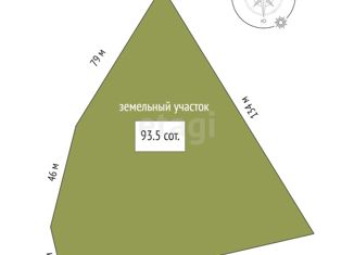 Продажа земельного участка, 93.5 сот., деревня Бурмакина