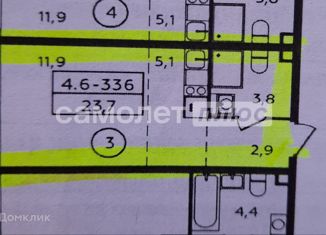Продажа квартиры студии, 23 м2, поселение Сосенское, Прокшинский проспект, 10, ЖК Прокшино